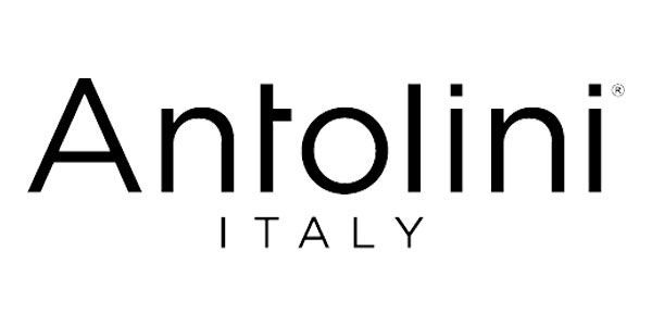 The logo for antonini italy is black and white.