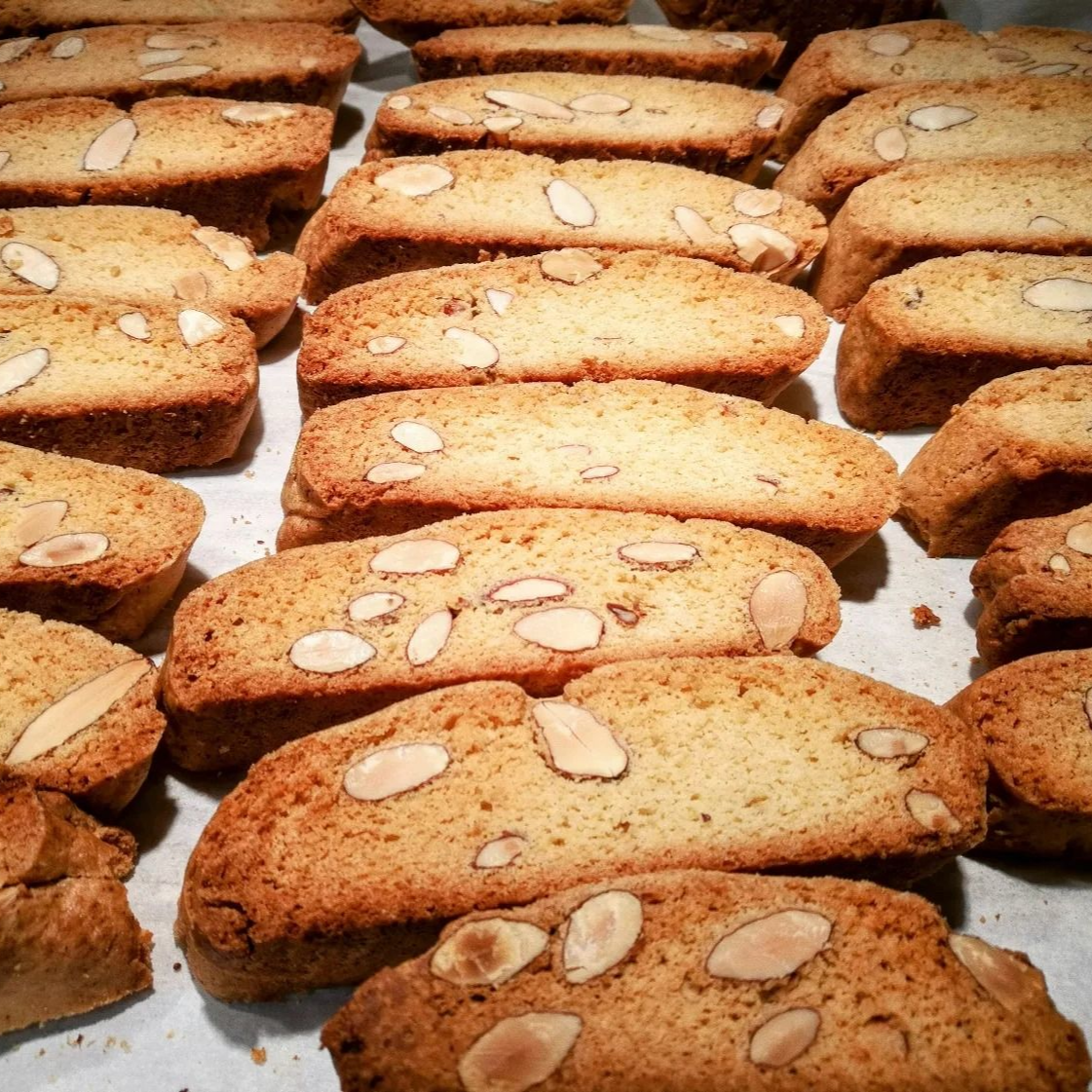 Fused Lemon Olive Oil & Almond Biscotti