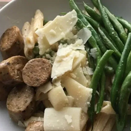 Creamy Dill Penne Alfredo