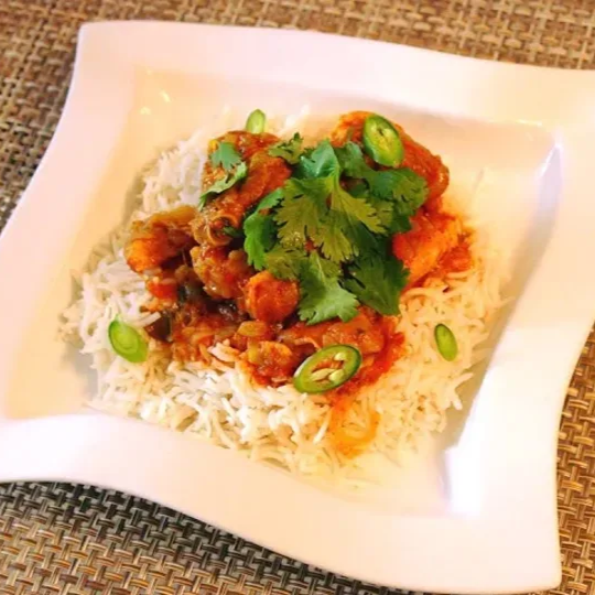 Fiji Chicken Curry with Baklouti