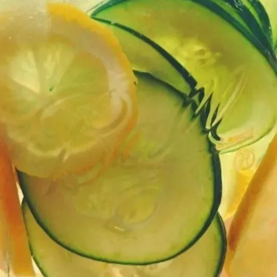 Lemon, Cucumber and Wild Raspberry Balsamic Shrub