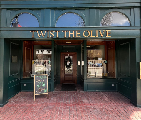 Twist The Olive Storefront downtown Findlay, Ohio