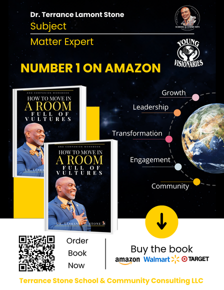 Book cover for “A Room of Mirrors” by Dr. Torrance Lamont Stone, with Amazon #1 badge and QR code to order.