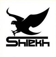 Black winged dragon logo above the word “Sheikh” in stylized text.