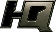 Stylized black and metallic &ldquo;HQ&rdquo; logo on a light background