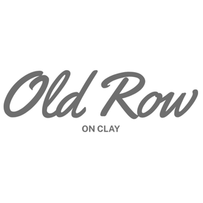Old Row on Clay logo in gray script text
