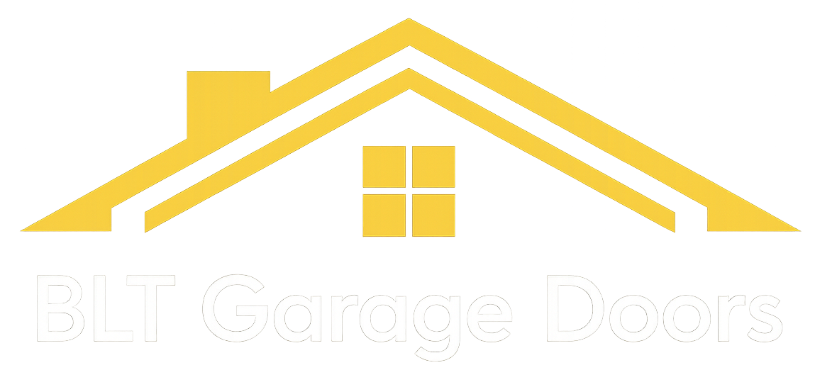 Yellow house-roof logo with a window and the text &ldquo;BKC Carpet Doors&rdquo;