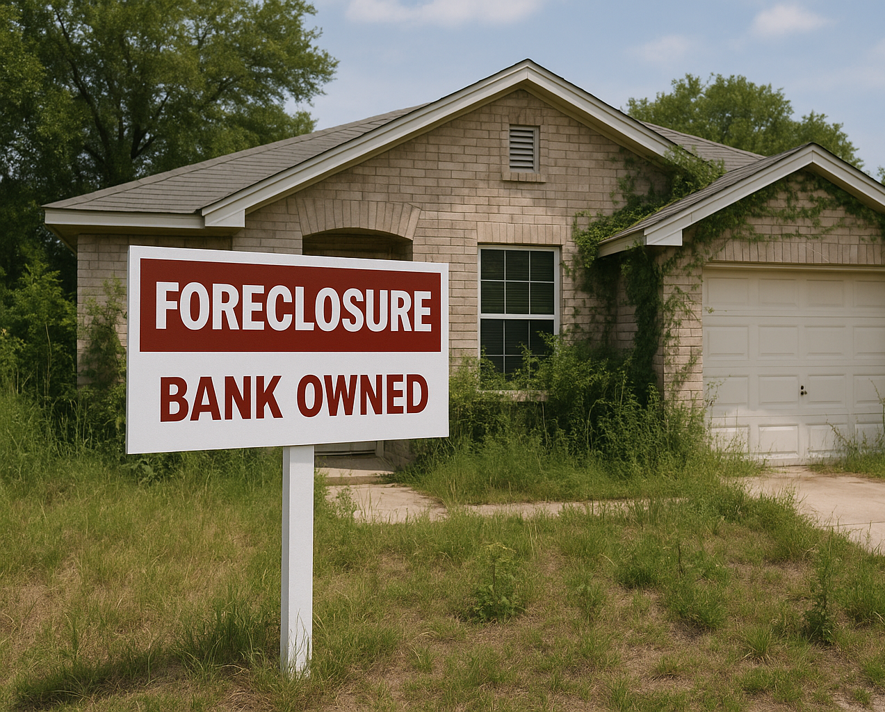A man with a tattoo on his arm is standing in front of a house.