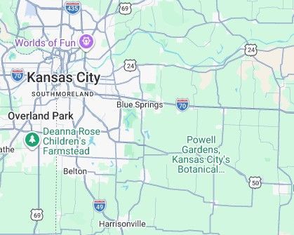 Cole Pest Control spider control service area map Kansas City