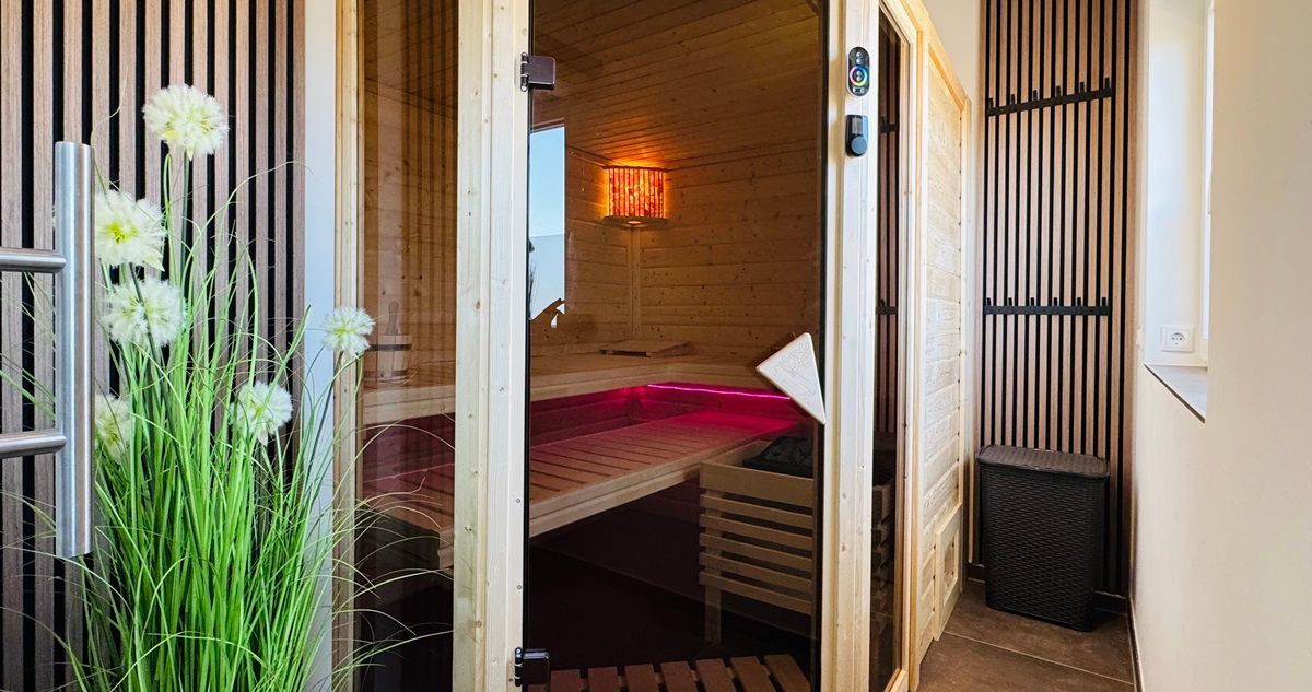 Sauna für bis zu 6 Personen