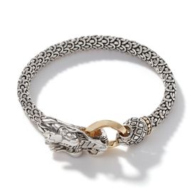 John Hardy Naga Bracelet, Gold, Sterling Silver Naga Dragon John Hardy Naga Bracelet, Gold, Sterling Silver Naga Dragon