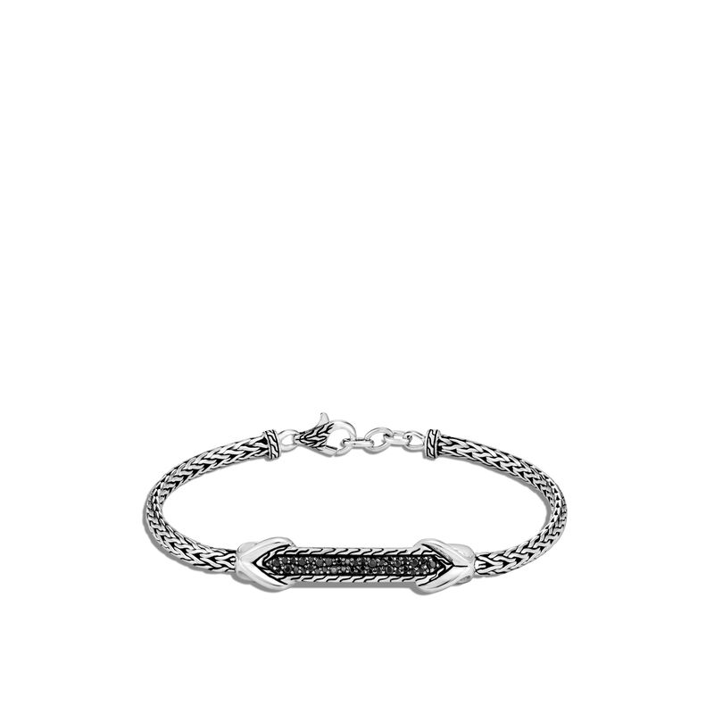 John Hardy Asli Pavé ID Bracelet Black Sapphire