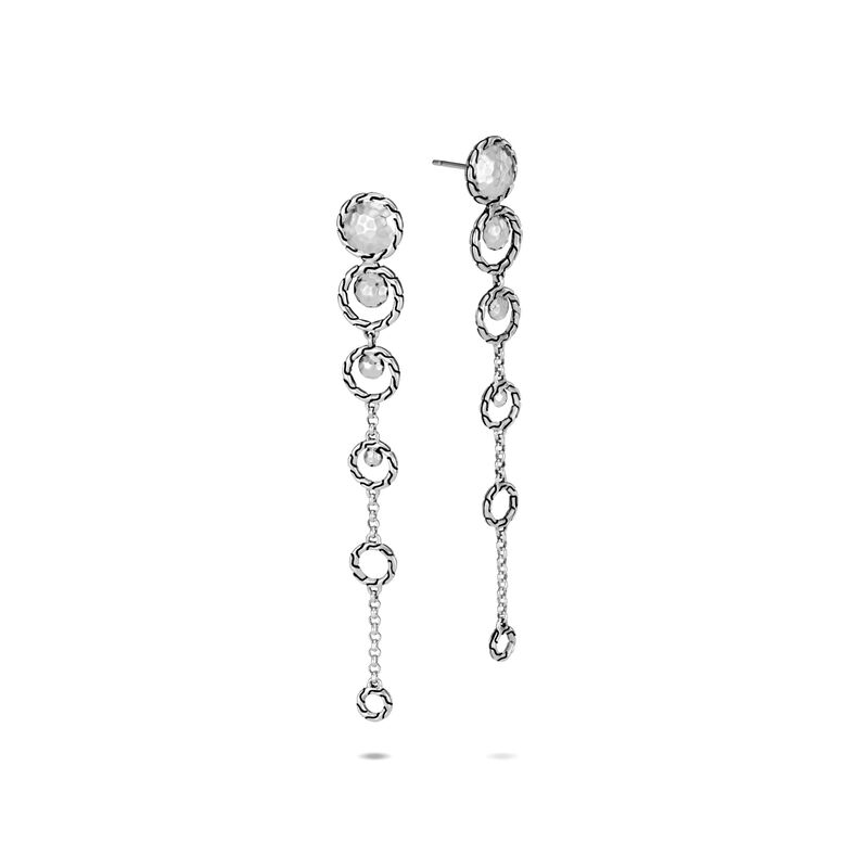 John Hardy Dot Hammered Drop Earrings