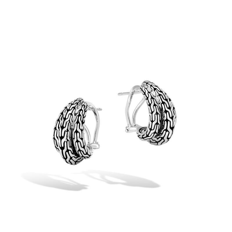 John Hardy Classic Chain Buddha Belly Earrings