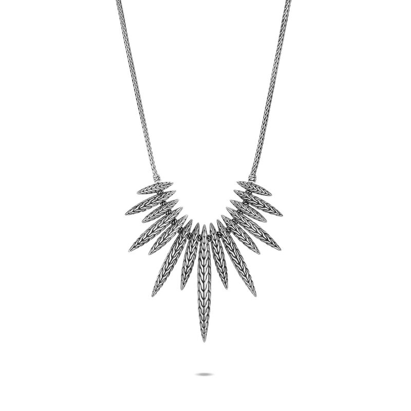 John Hardy Classic Chain Spear Bib Necklace