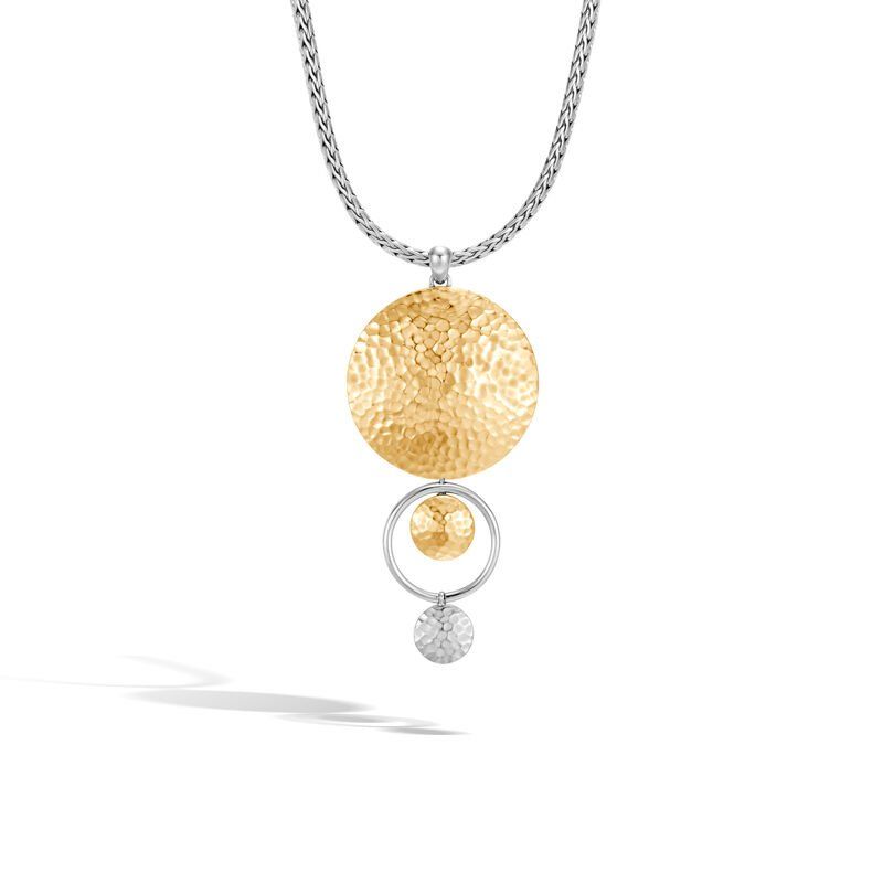 John Hardy Hammered Pendant Necklace