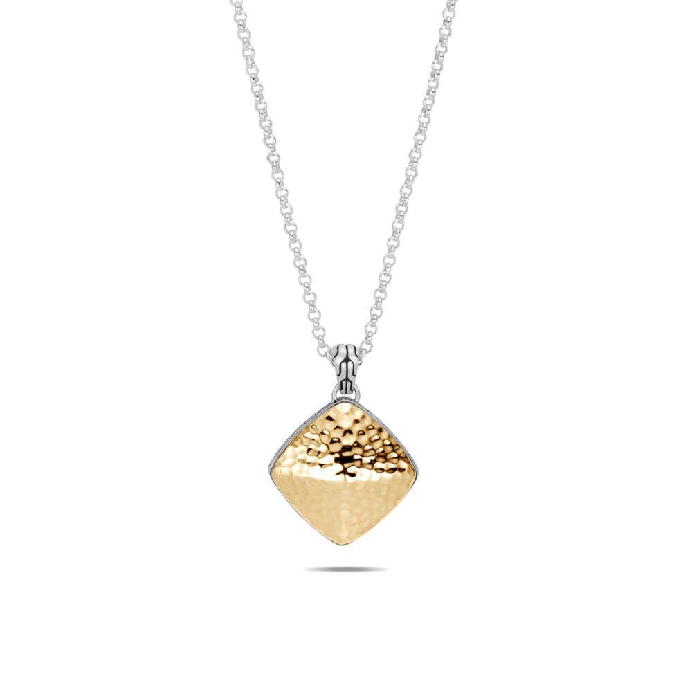 John Hardy Classic Chain Hammered Sugarloaf Pendant Necklace