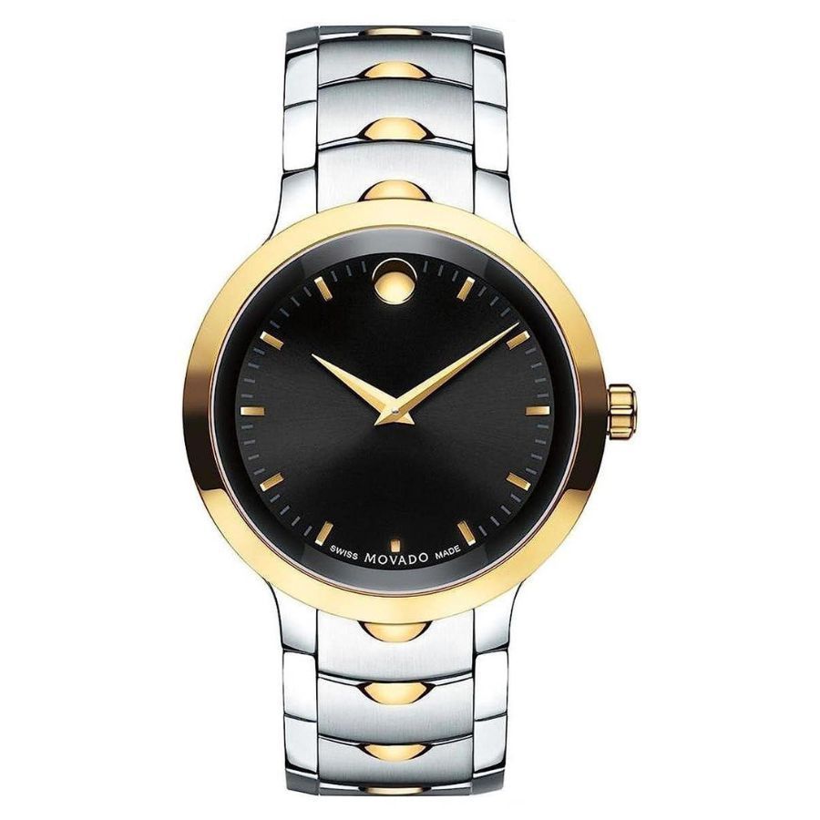 Movado Men’s Analog Display Swiss Quartz Two Tone Watch