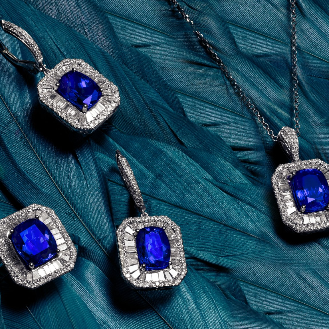 Safi Kilima Tanzanite & Diamond Pendant