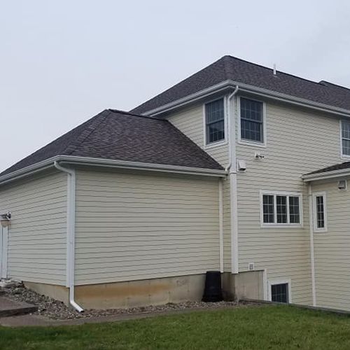 New White Gutters New White Gutters