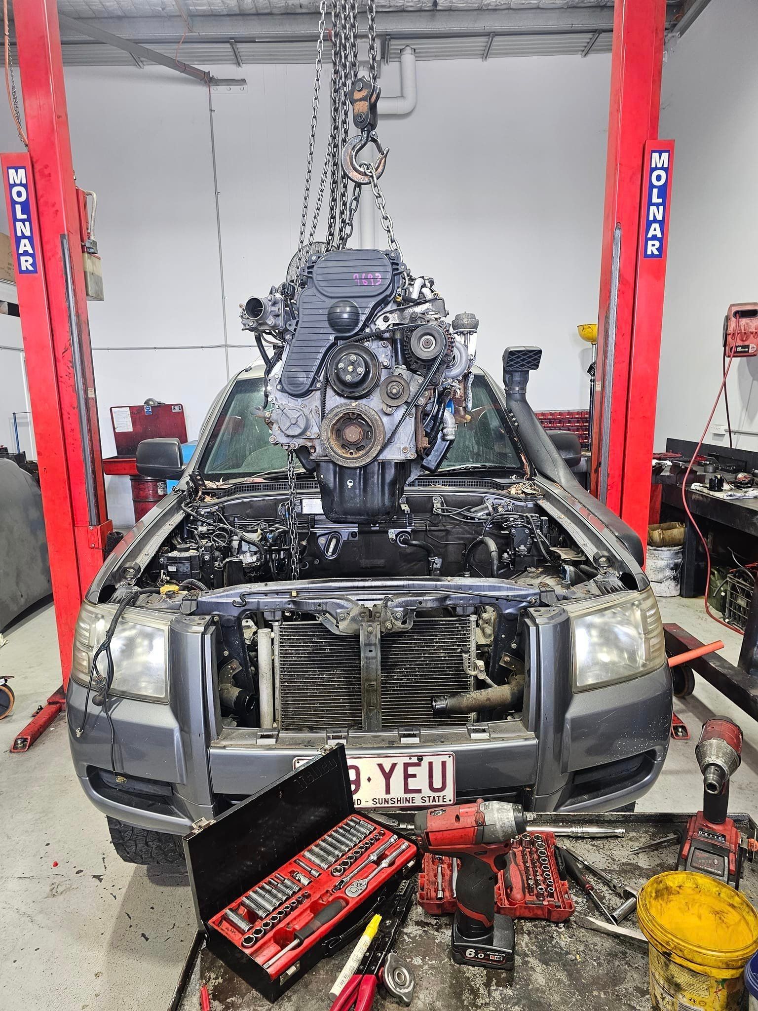 New Engine Installation — Diesel Engine Rebuilding Australia in Gold Coast, QLD