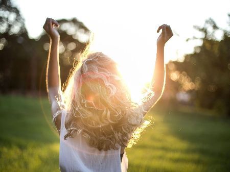 Happy woman