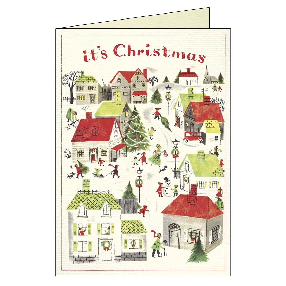 Postales Vintage Christmas Village (9.5X14cm)