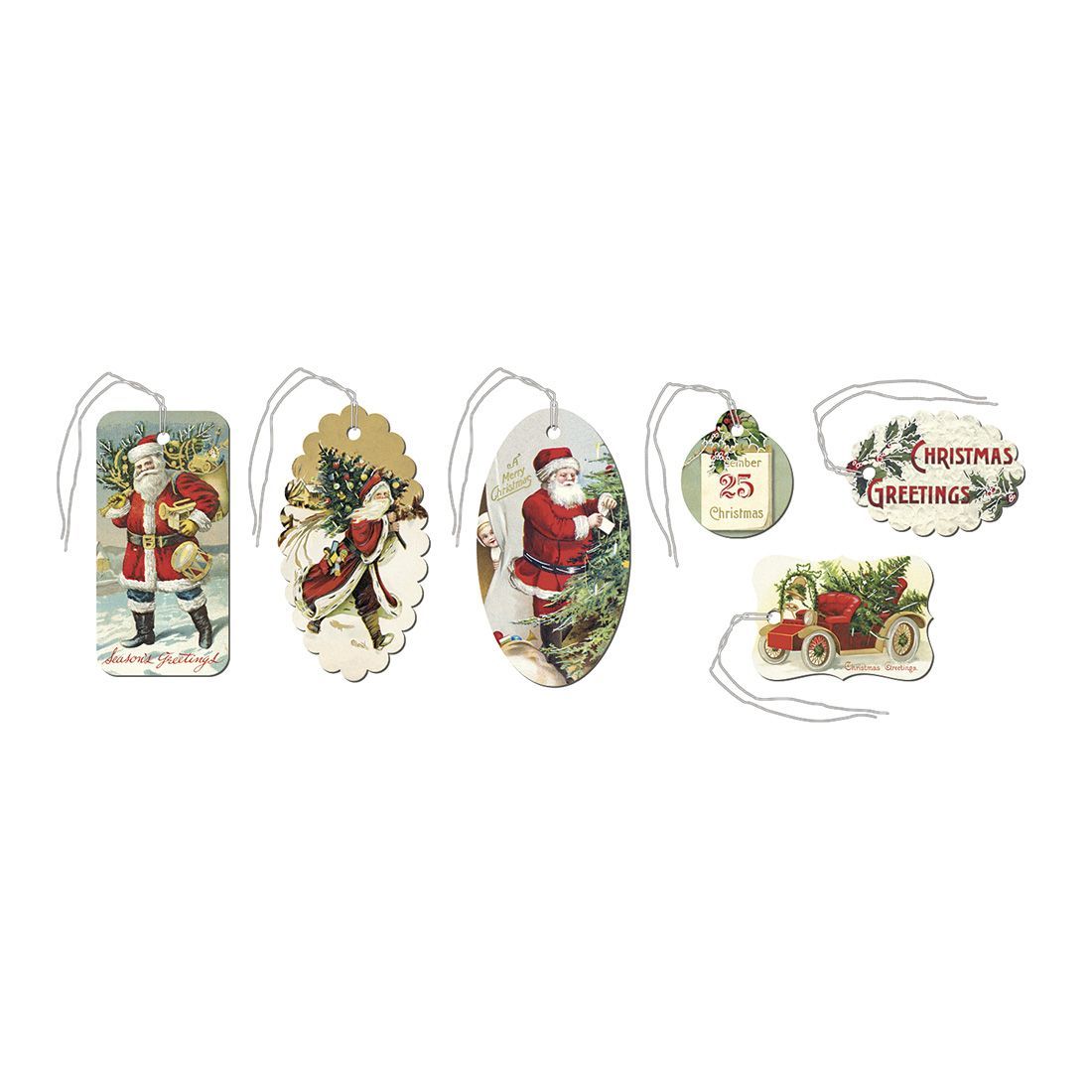 Etiquetas Navideñas Christmas Santa
