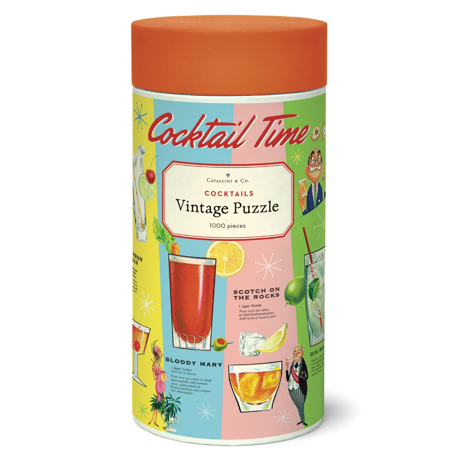 Puzzle Cocktails 1000 Piezas (55X70cm)