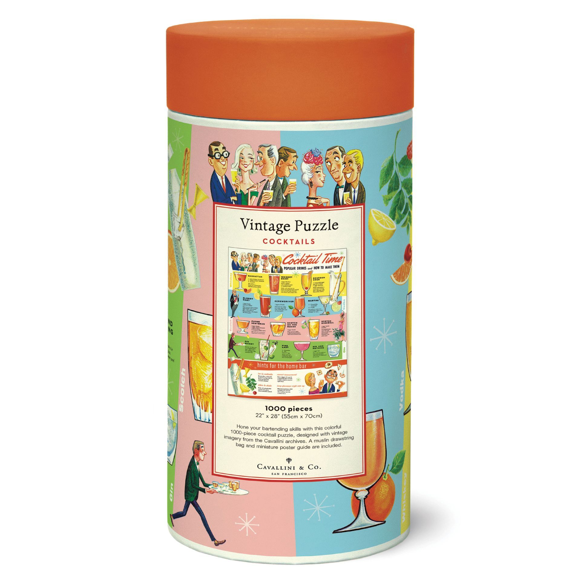 Puzzle Cocktails 1000 Piezas (55X70cm)