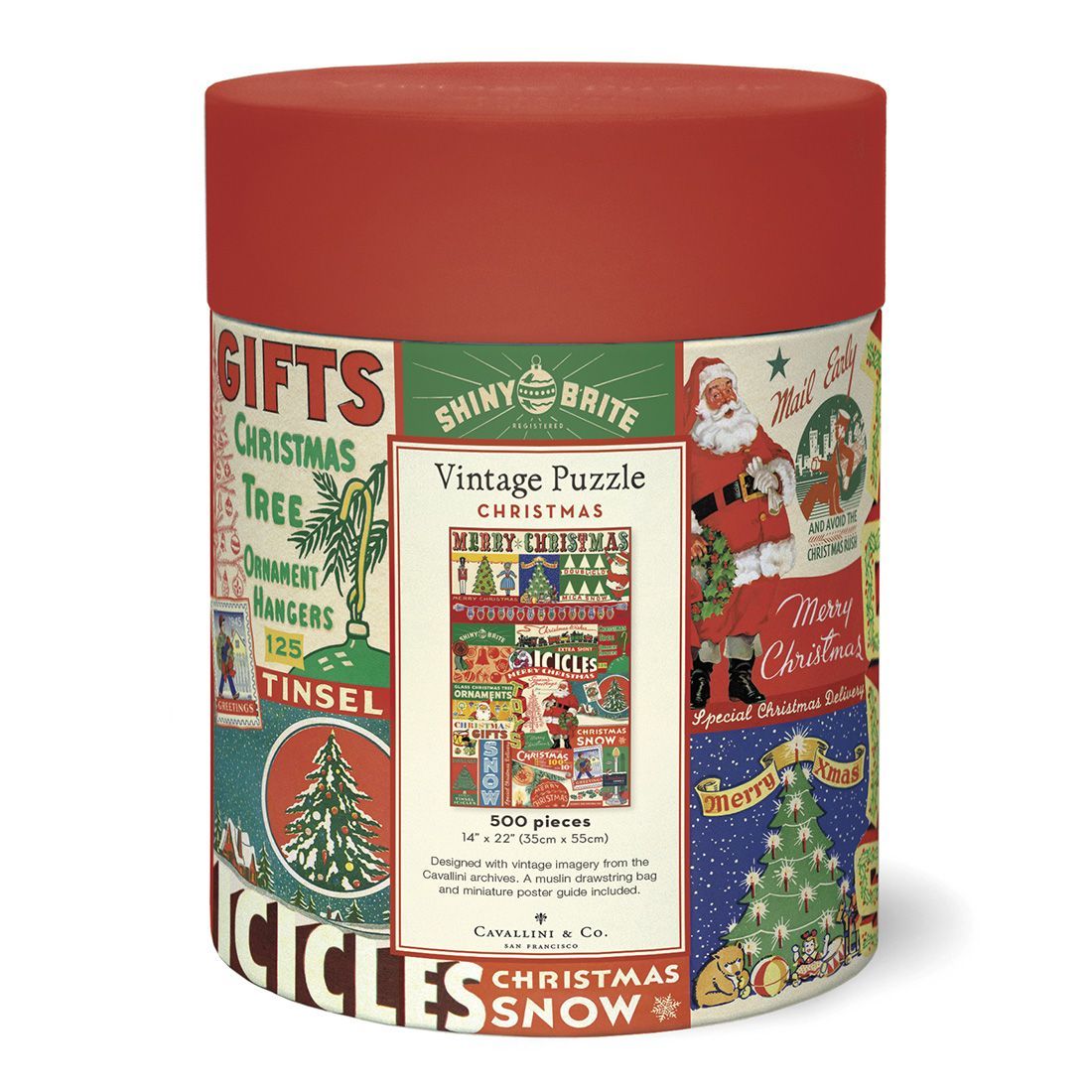 Puzzle Vintage Christmas 500 Piezas (35X55cm)