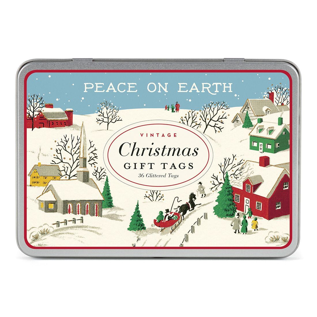Etiquetas Navideñas Peace on Earth