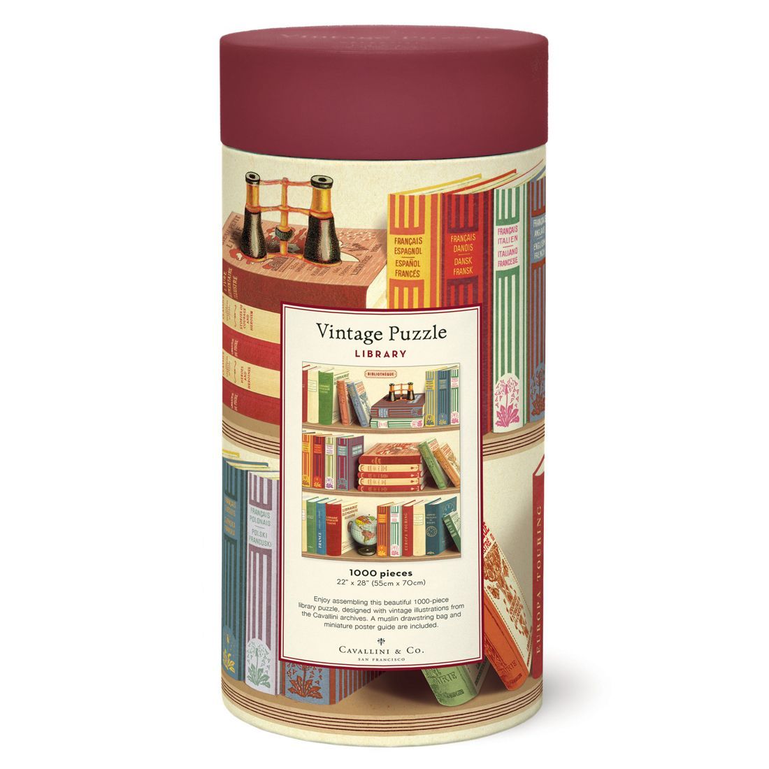 Puzzle Library Books 1000 Piezas (55X70cm)
