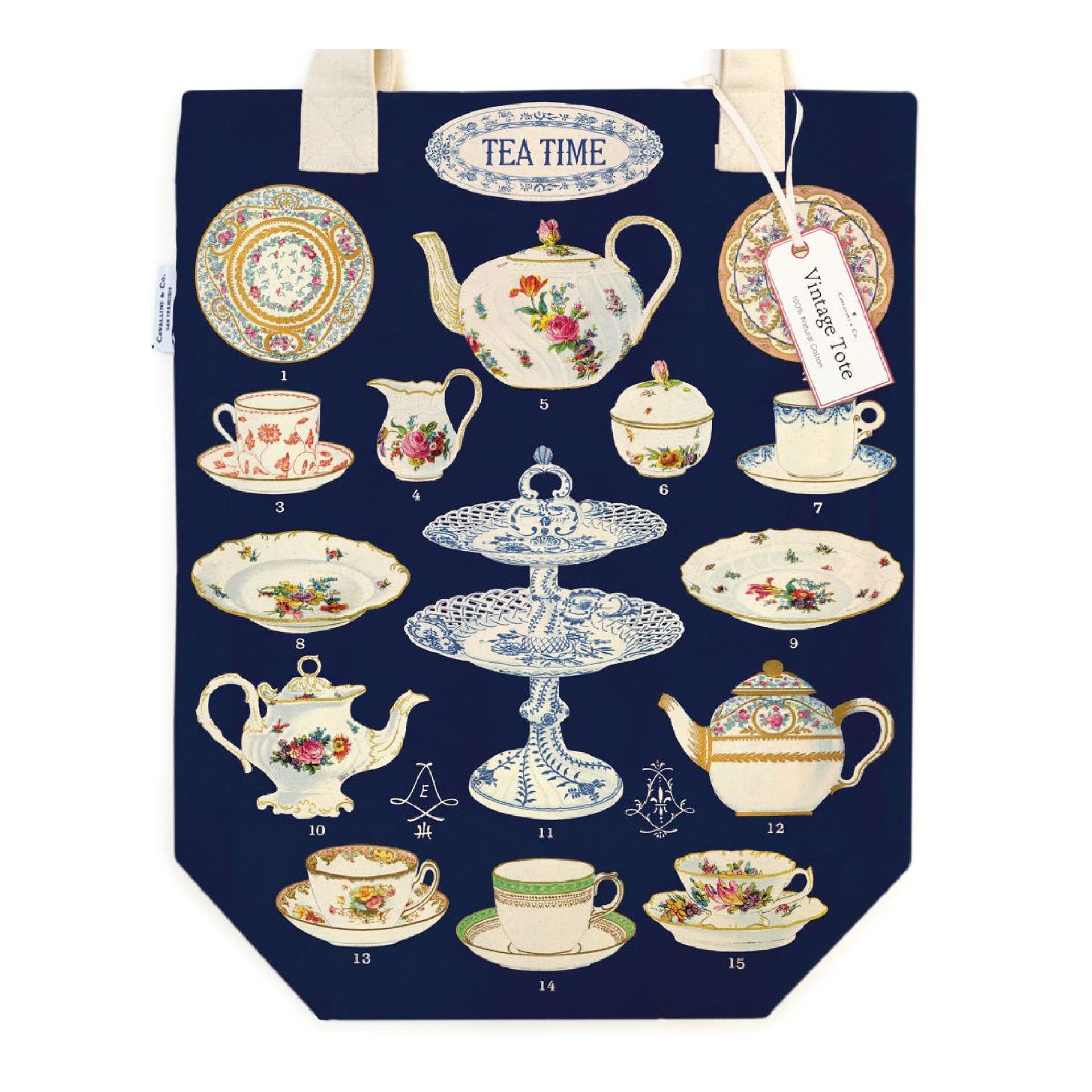 Tote Bag Tea Time (33X40.5cm)