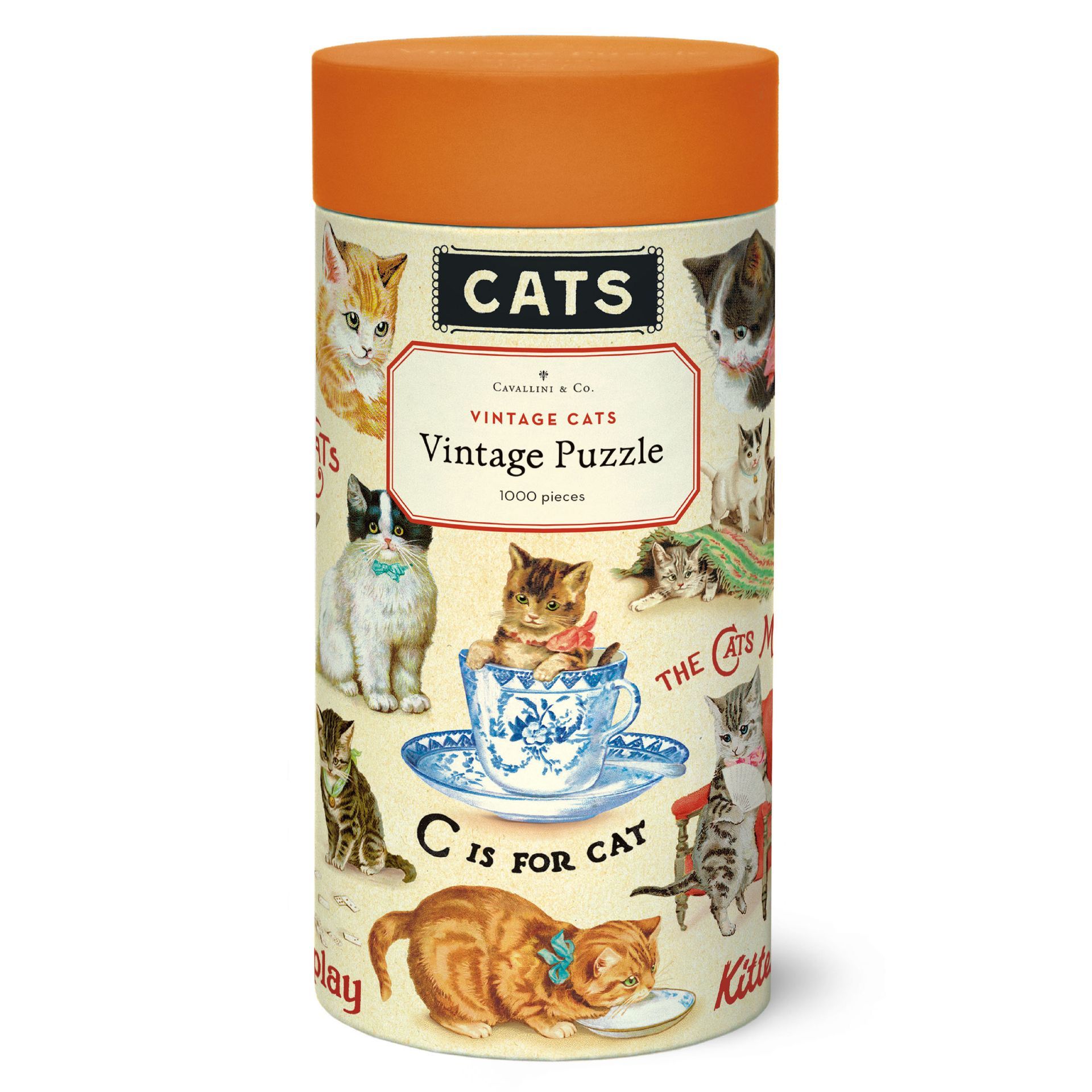 Puzzle Vintage Cats 1000 Piezas (55X70cm)