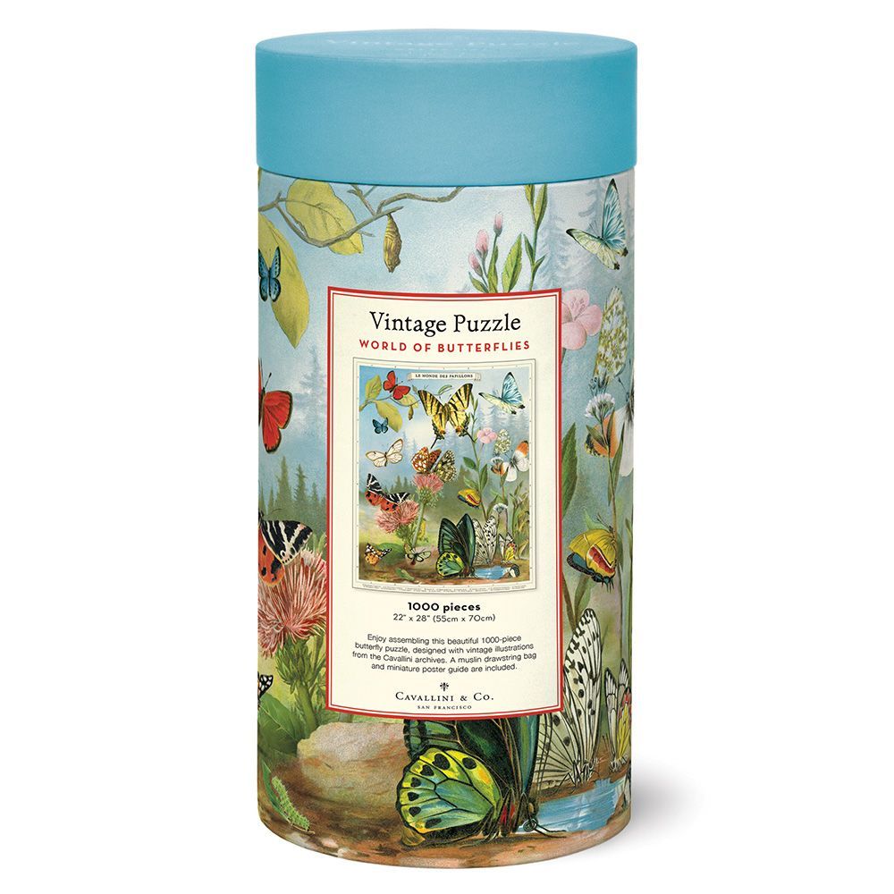 Puzzle World of Butterflies 1000 Piezas (55X70cm)