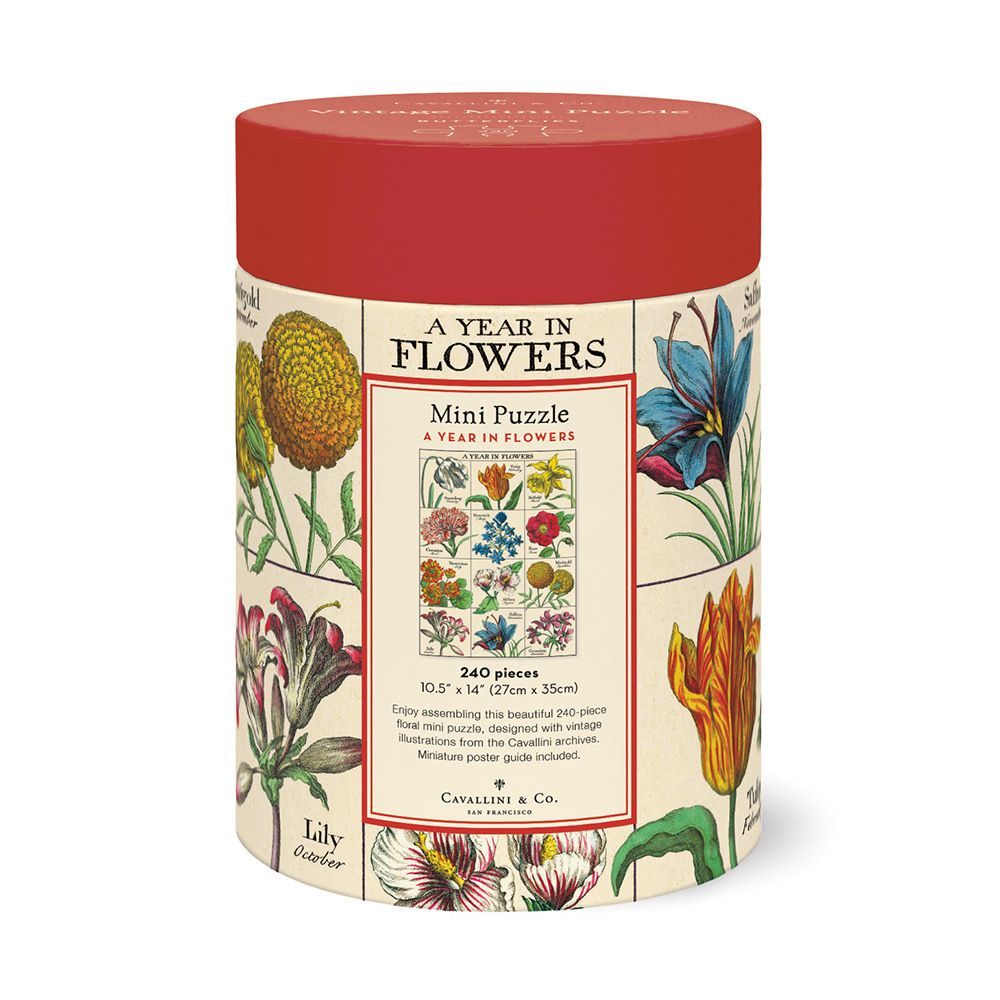 Puzzle A Year in Flowers 240 Piezas (27X35cm)