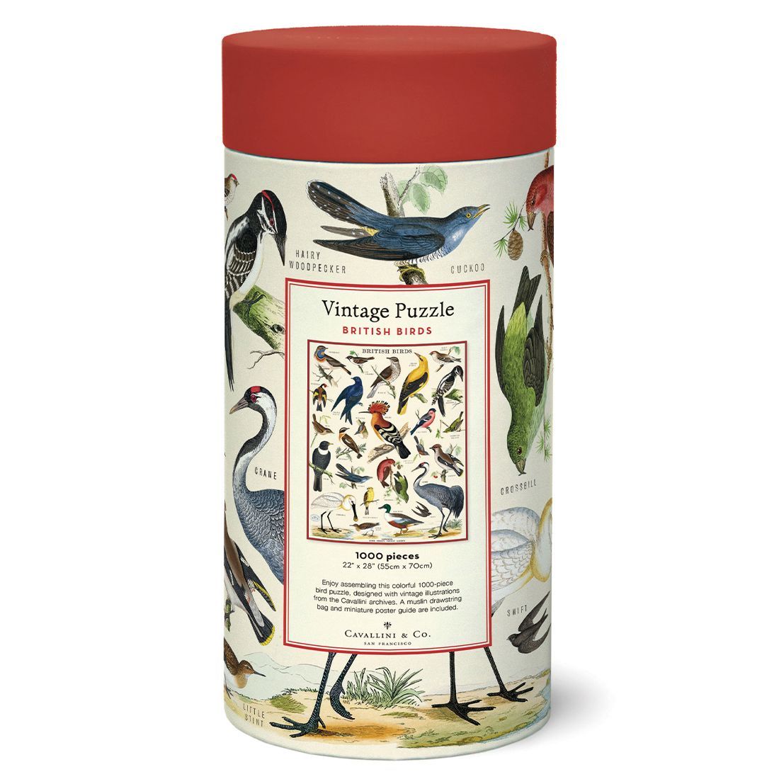 Puzzle British Birds 1000 Piezas (55x70cm)