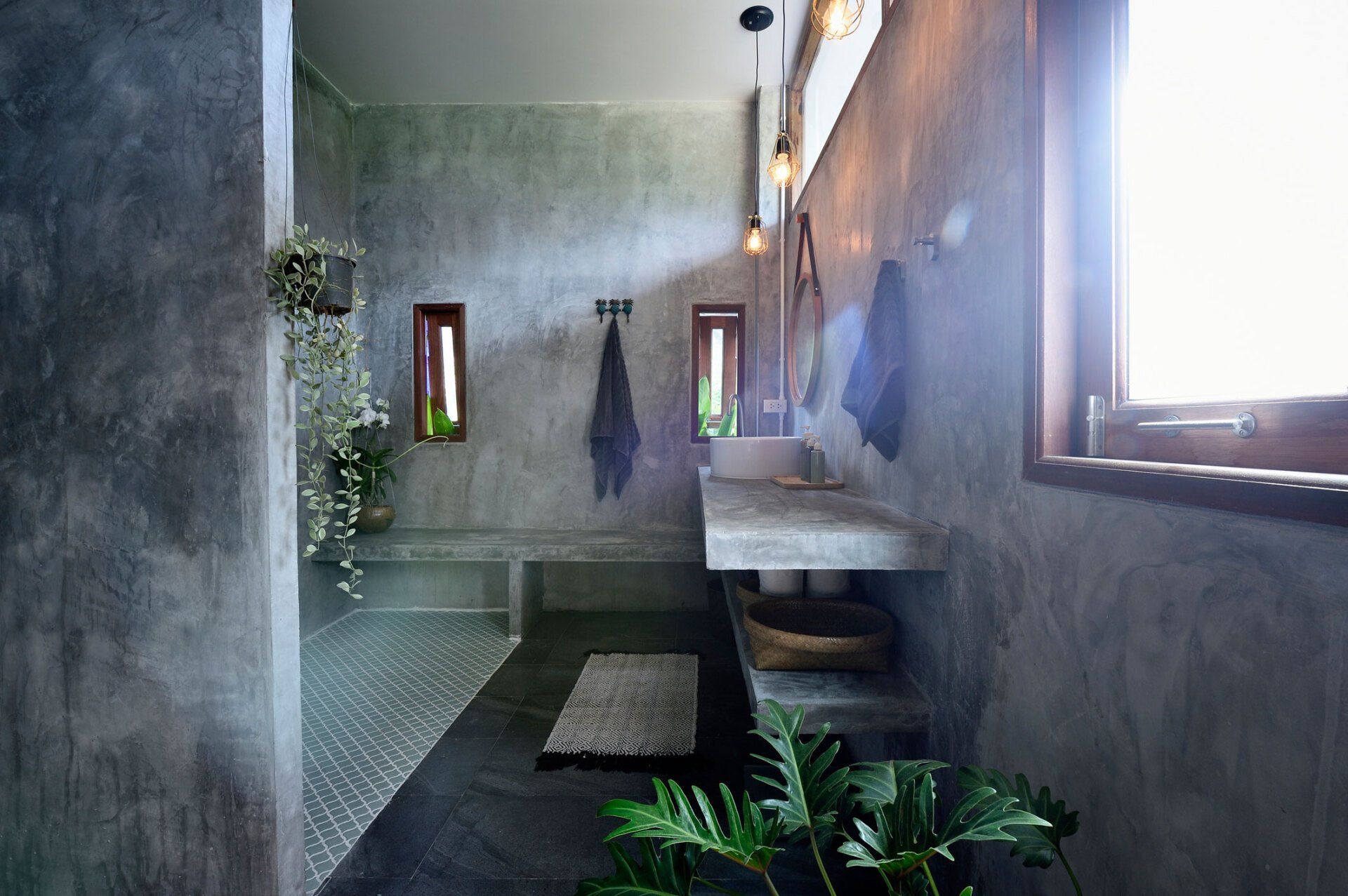 Modern Bathroom Design In Gray — Ocean Reef, WA — SanTerra Sealing