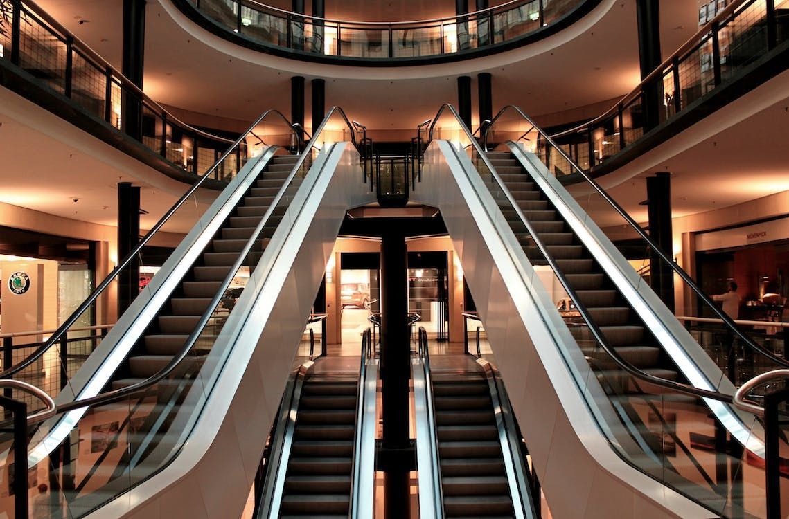 Commercial building interior