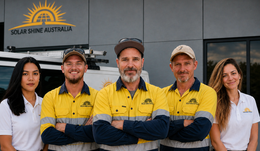 Solar Shine Australia team