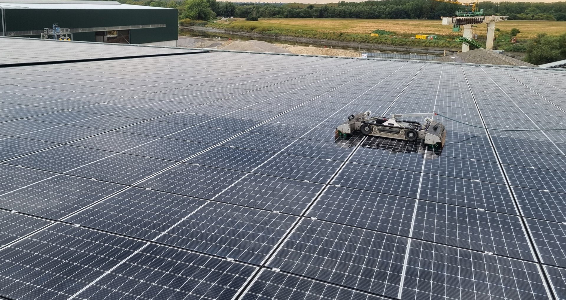 Robotic solar cleaning
