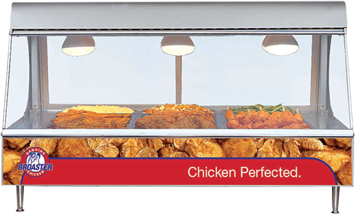 Broaster Perfect Hold Deli Case Merchandiser Picture of Broaster Perfect Hold Deli Case Merchandiser