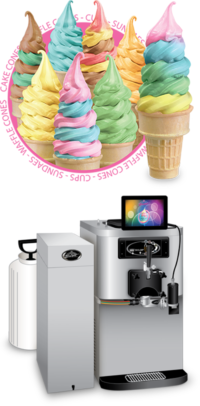 Flavor Blend Soft Serve Picture of Flavor Blend Soft Serve