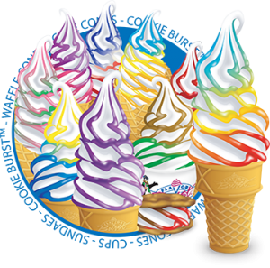 Picture of Soft Serve Flavor Burst Logo