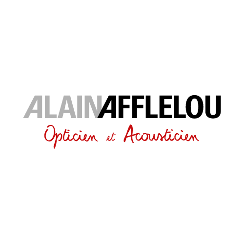 Le logo pour alain afflelou opticien et acousticien