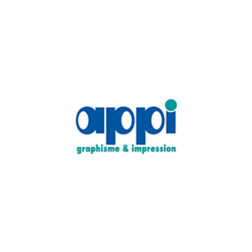 Un logo d'application sur fond blanc
