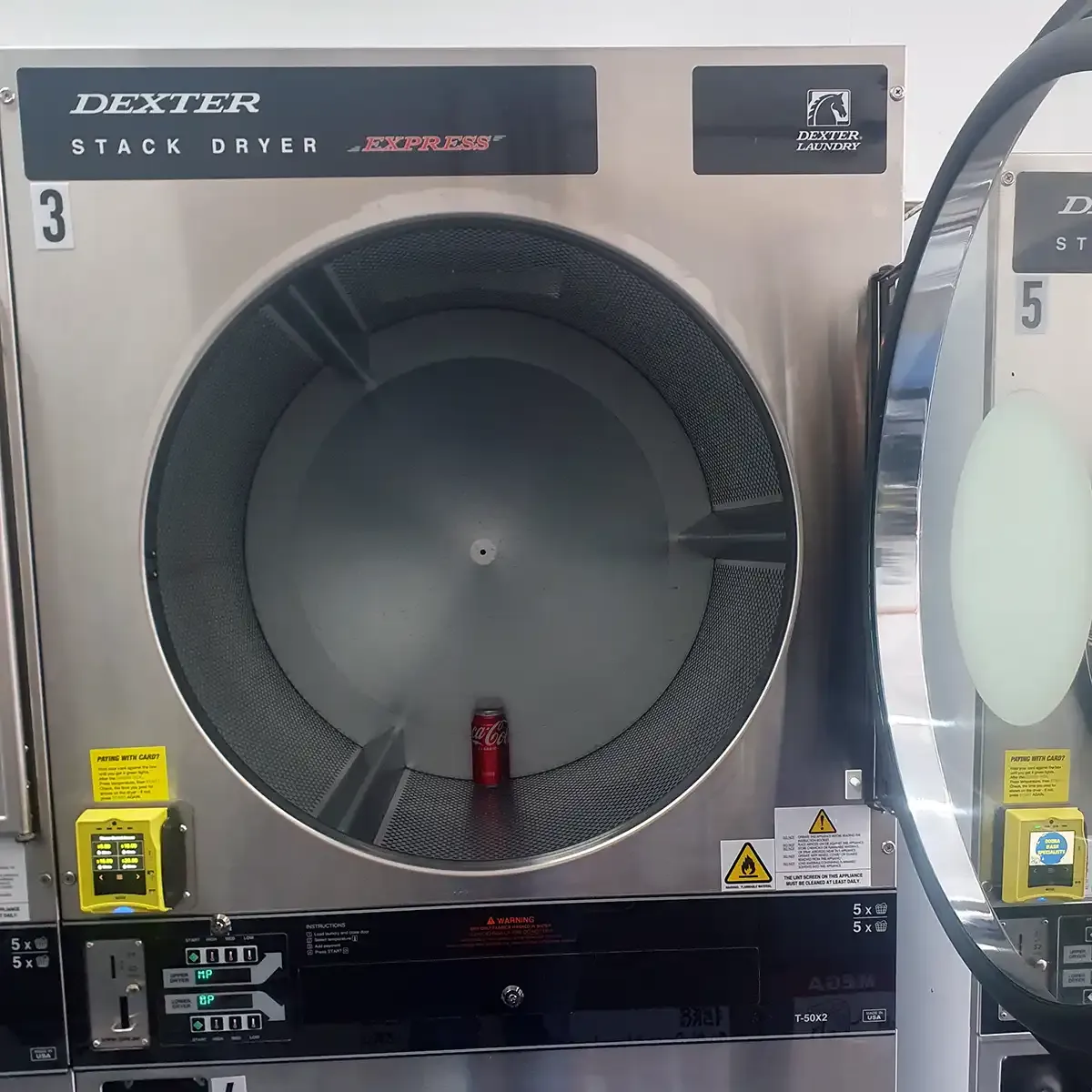 JUMBO gas dryer at San Mateo Laundromat in Mildura