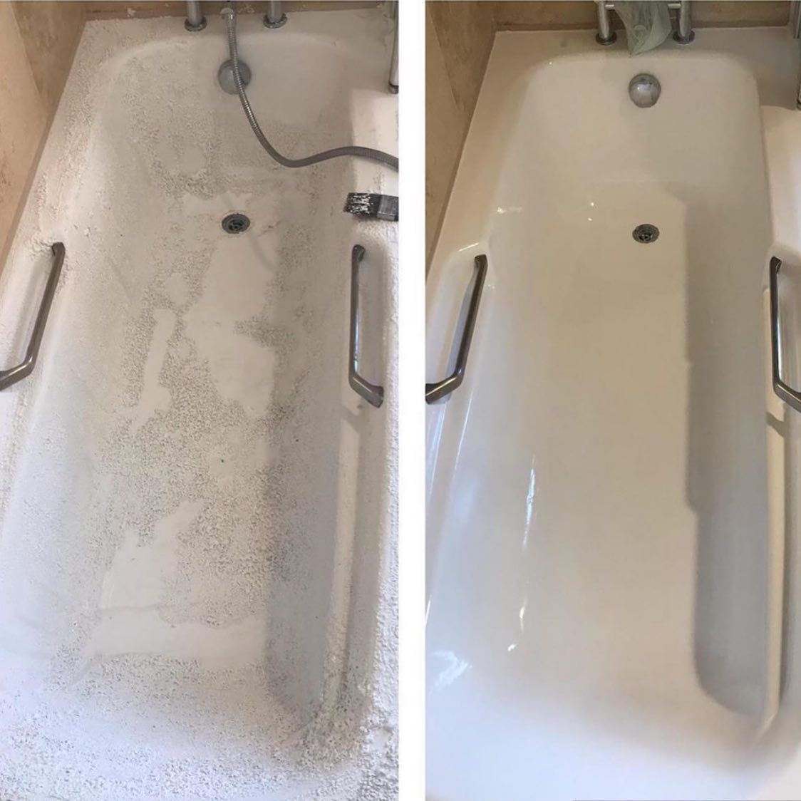 bathtub stripped back and fully re enamelled