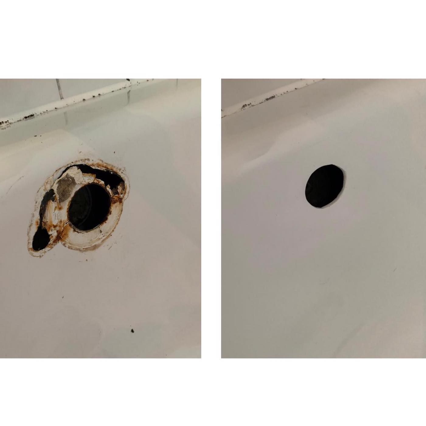 steel bath crack and hole repair